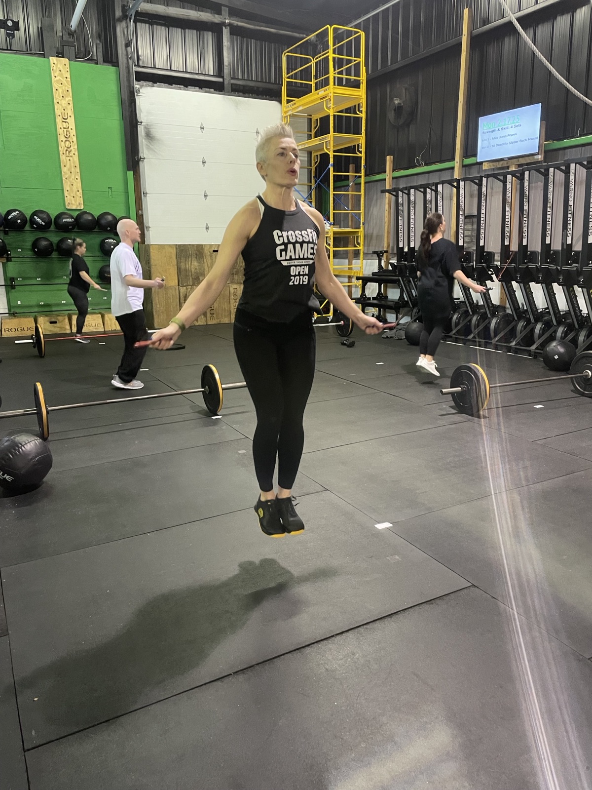Weightlifting and strength area at Varno Fitness, Atlantic Highlands